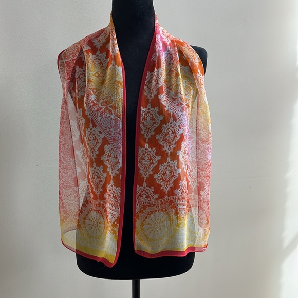 Adrienne Landau Studio Silk Scarf - Picture 2 of 5